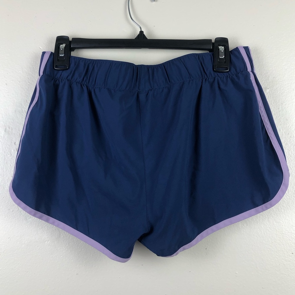 Adidas Purple and Blue Athletic Shorts - Picture 3 of 4